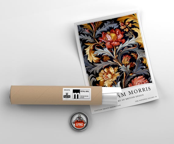 william morris tobacco William Morris Print, Flower Print, Art Nouveau Print, Floral Artwork,  William Morris Gift, Exhibition Print, William Morris Decor, Wall art