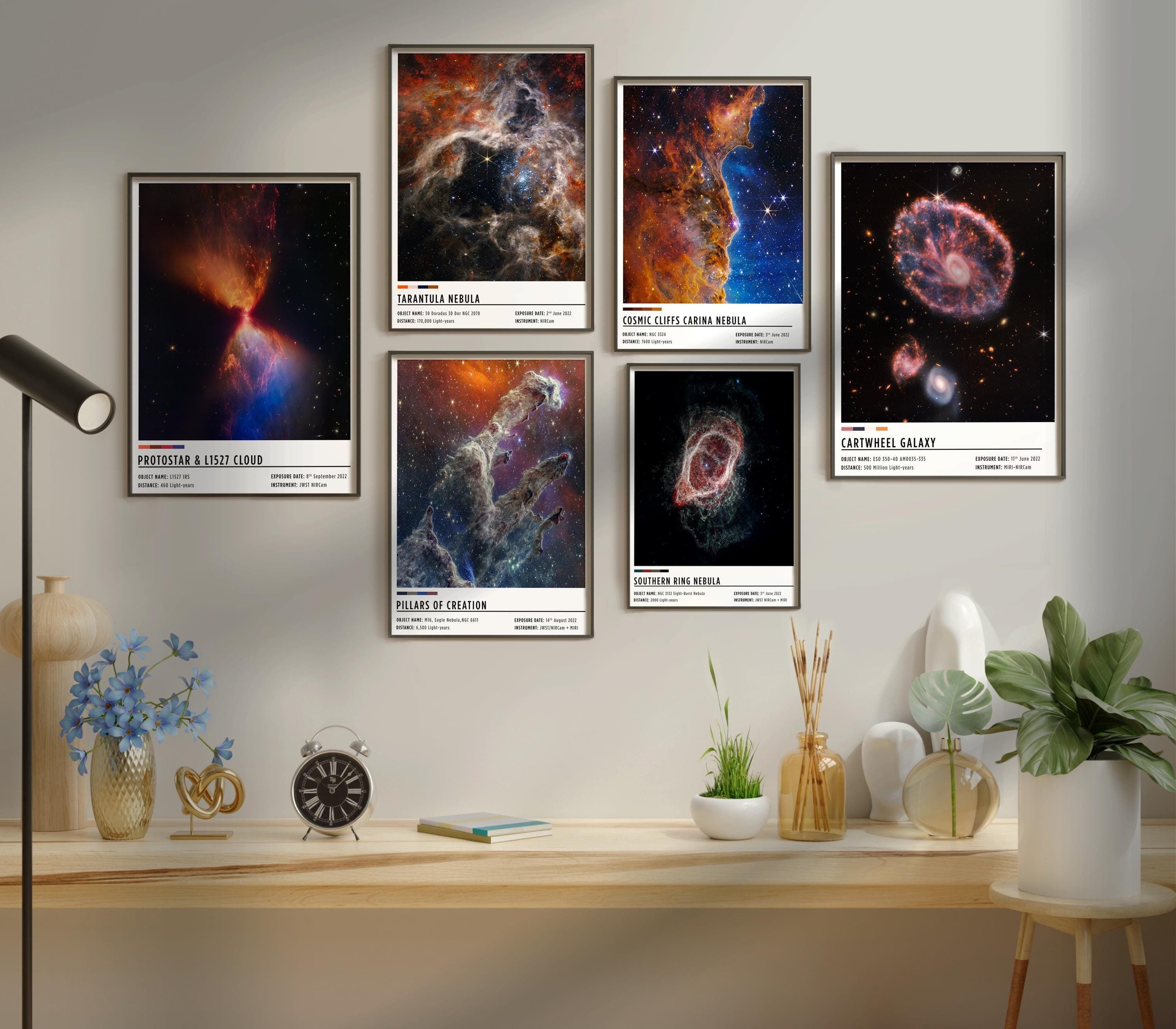 James Webb Space Telescope Poster Prints, Wall Decor, Space print, Solar Sysytem, Science, NASA, JWST, James Webb Art, Astronomy poster,