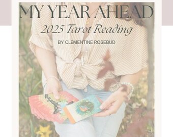 2025 Tarot Lese Anleitung - Digitales Arbeitsbuch für persönliches Wachstum & Reflexion