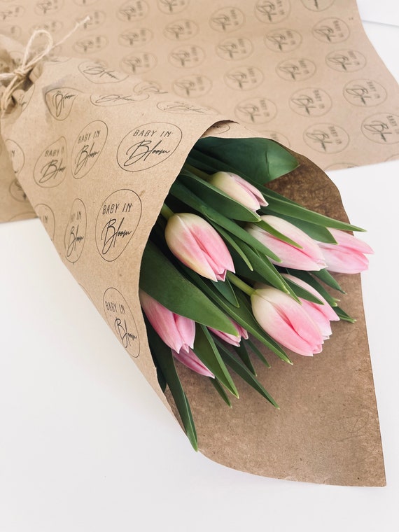  Mobestech Brown Paper Wrapping Paper Bouquet Kraft Paper Flower  Gifts Postal Brown Paper Present Floral Bouquet Wraps Craft Paper Wrapping  Paper Craft Wrapping Paper Floral Paper Wedding : Everything Else