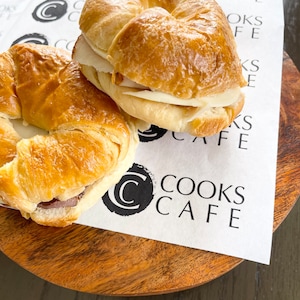 Branded Logo Food Liners | Food Truck Wedding | Deli Tray Liners | Custom Food Grade Paper Wraps, Party Food Wraps