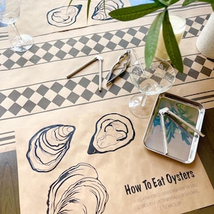 Oysters  |  Paper Placemats set of 25