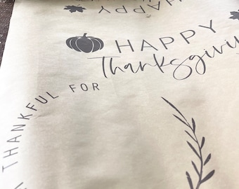 Thanksgiving Table Runner for the family