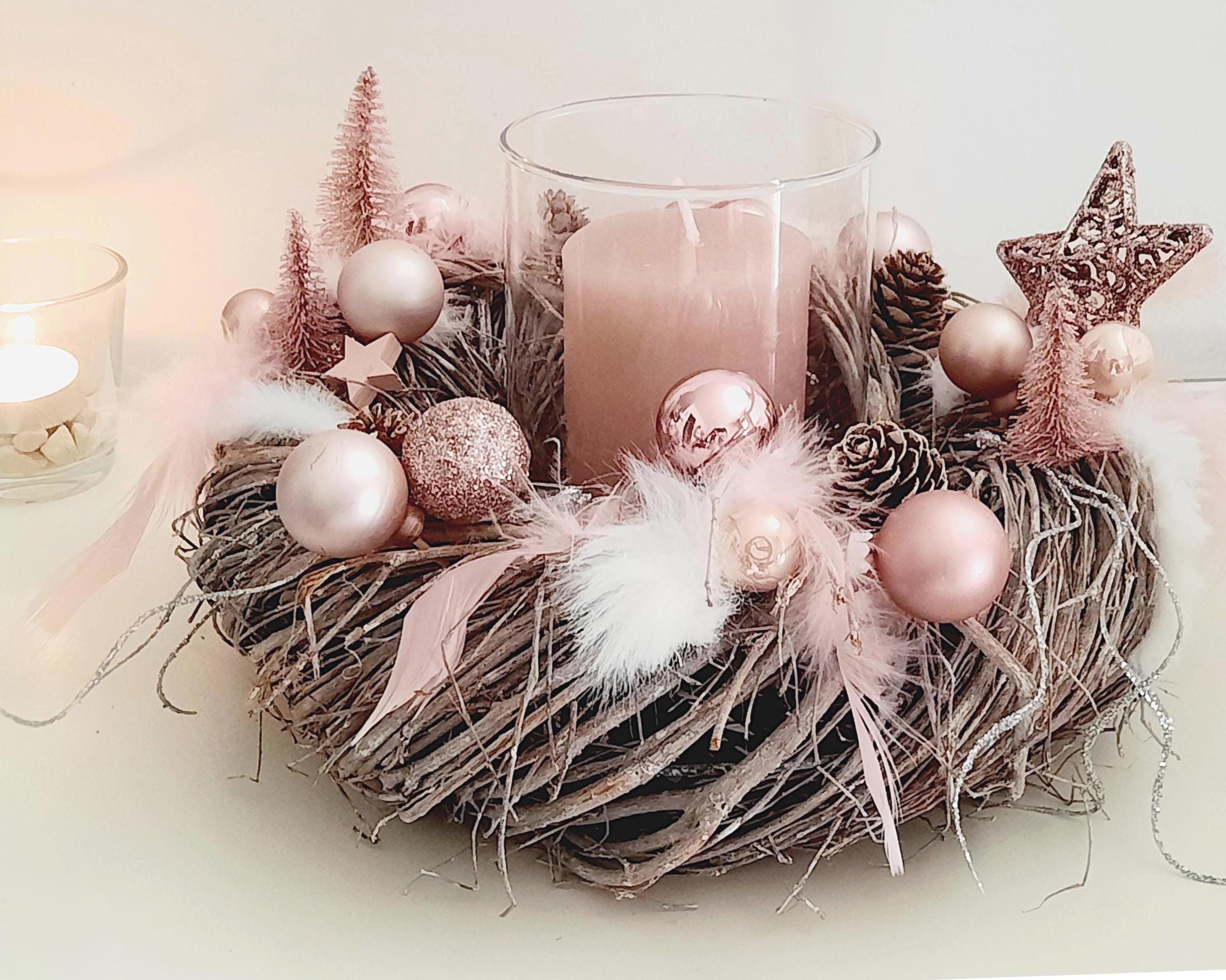 Adventskranz silber