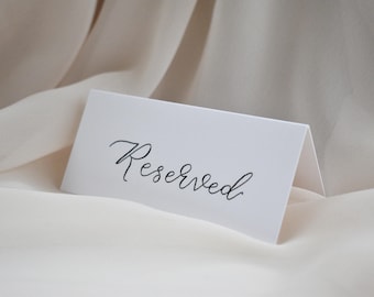 Reserved Seat Sign, Reserved Seating Tag, Wedding Reserved Sign, Reserved Row Sign, Reserved Chair Tag, Saved Seat Sign, Ceremony Seat Tag