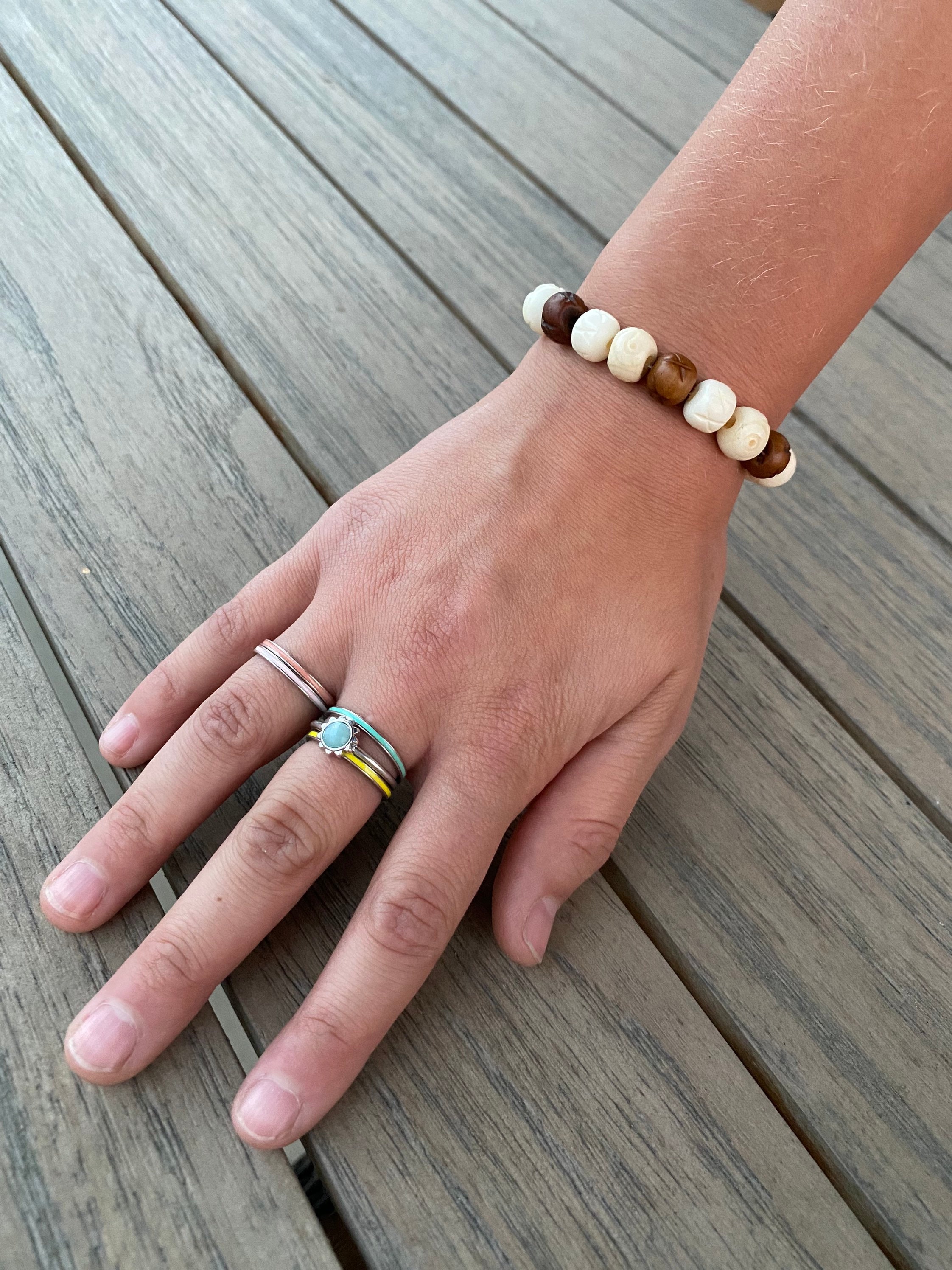 Wooden Bracelet Beach Bracelet Men And Women Surf Beacelet Etsy