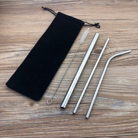Metal Straws Eco Friendly Straws Reusable Straws Metal Etsy