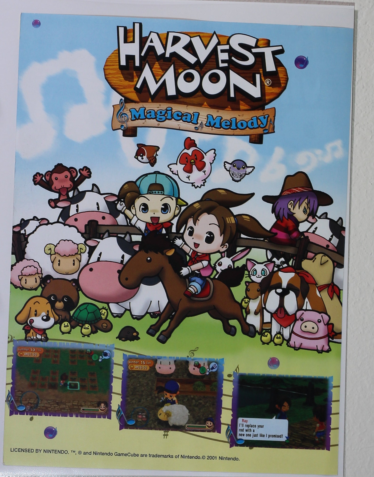 Harvest Moon Magical Melody 2006 Print / Nintendo GameCube Etsy