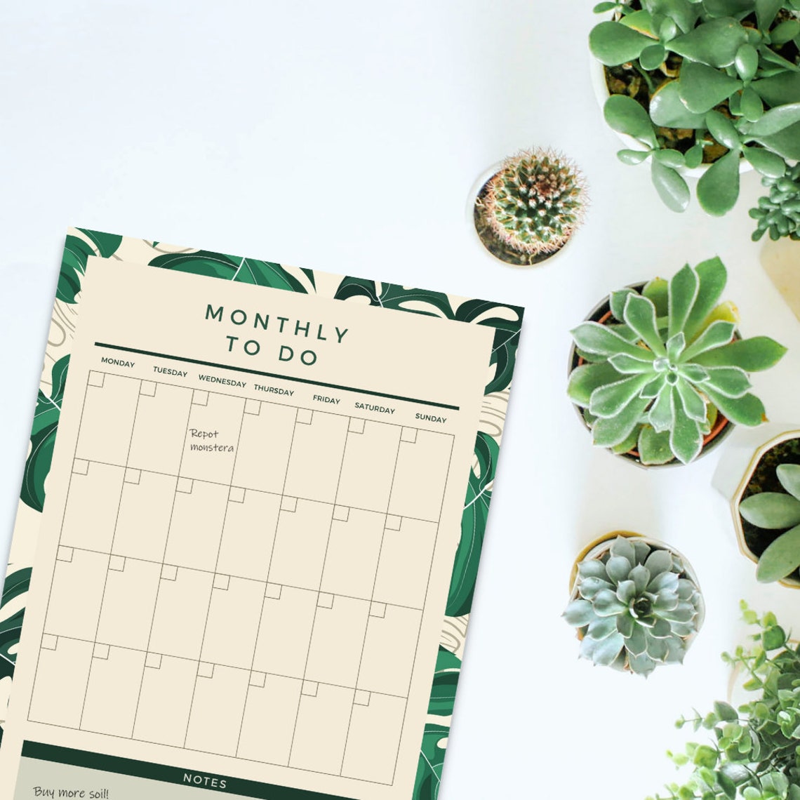 House Plant Journal Printable Planner Plant Tracker Etsy