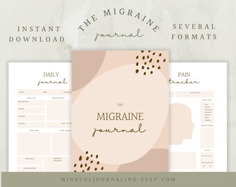 Migraine Tracker Printable Migraine Journal Migraine Log - Etsy