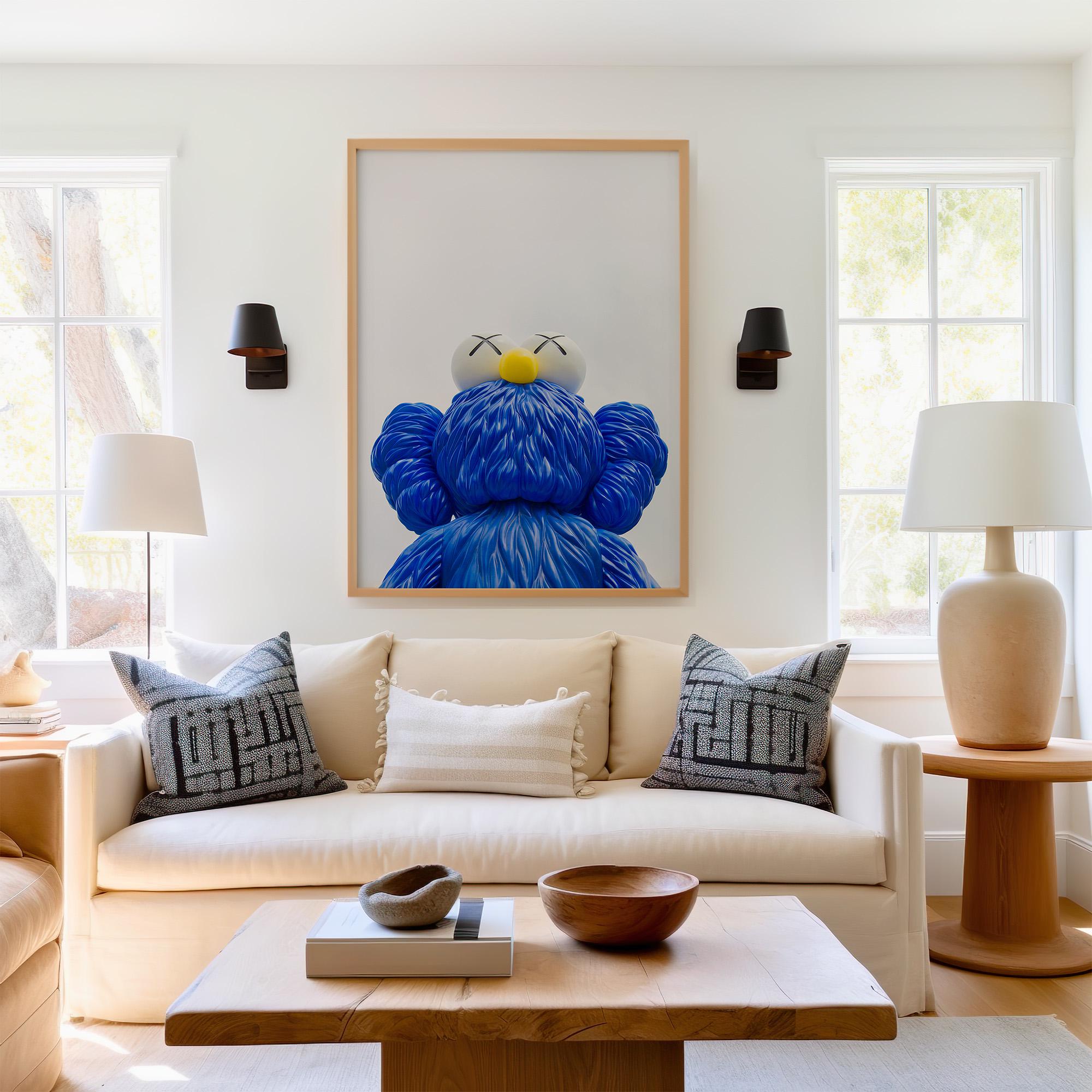Buy Colorful Blue KAWS BFF Companion Sculpture in Los