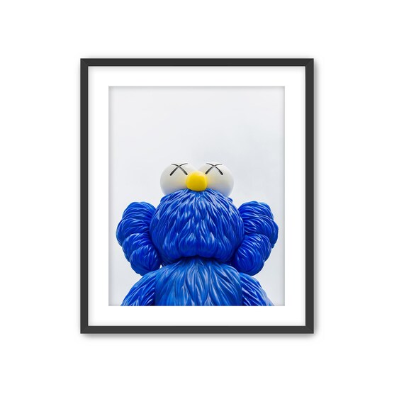 KAWS BFF BLUE NGV（カウズ） 額装品 ウッドハイグレード