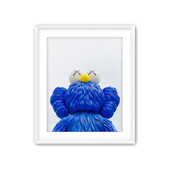 Buy Colorful Blue KAWS BFF Companion Sculpture in Los
