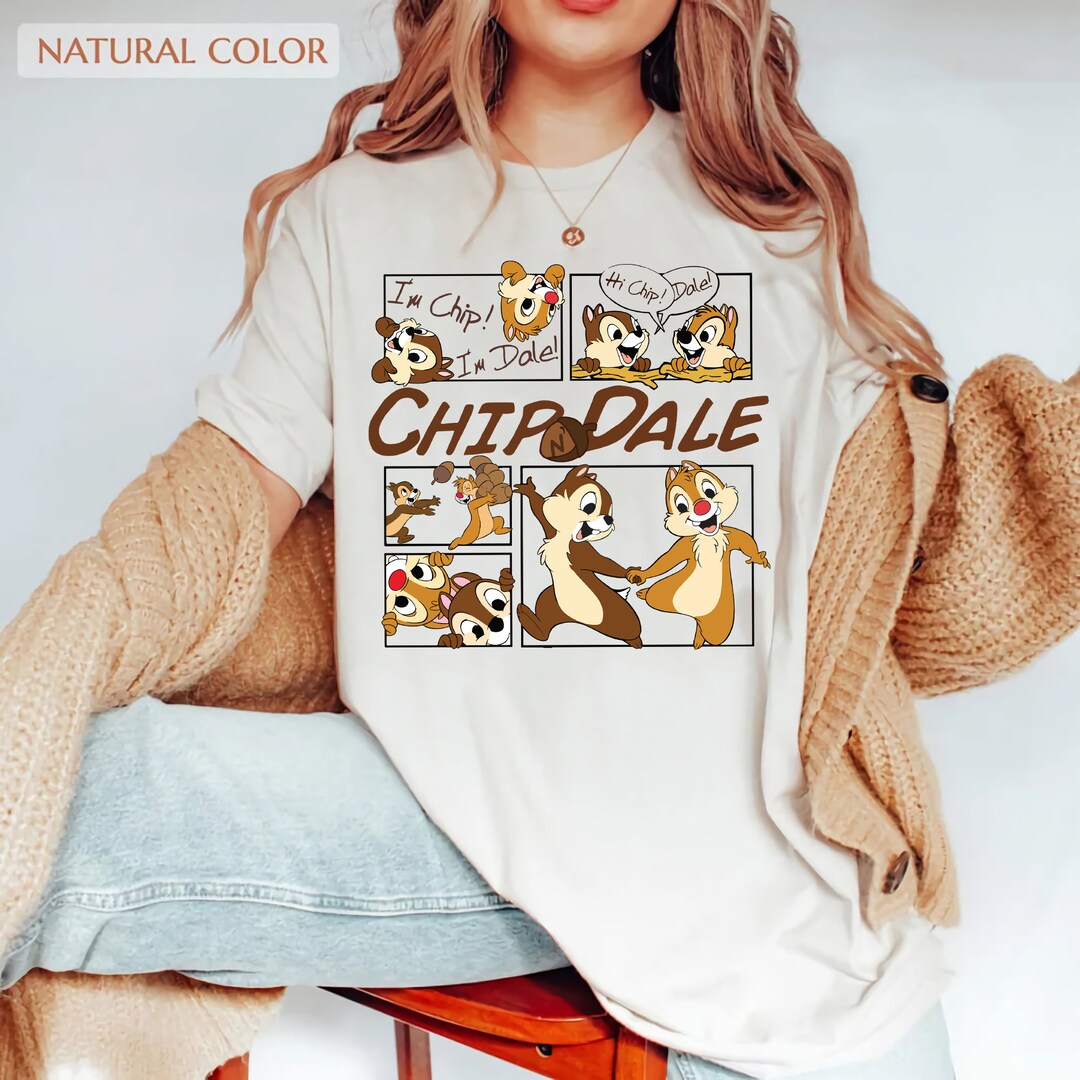 Disney Chip N Dale Shirt Chip and Dale Shirt Double Trouble - Etsy