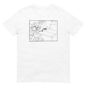 Michael Hurley Country/ volksmuzikant cartoon weerwolf T-shirt