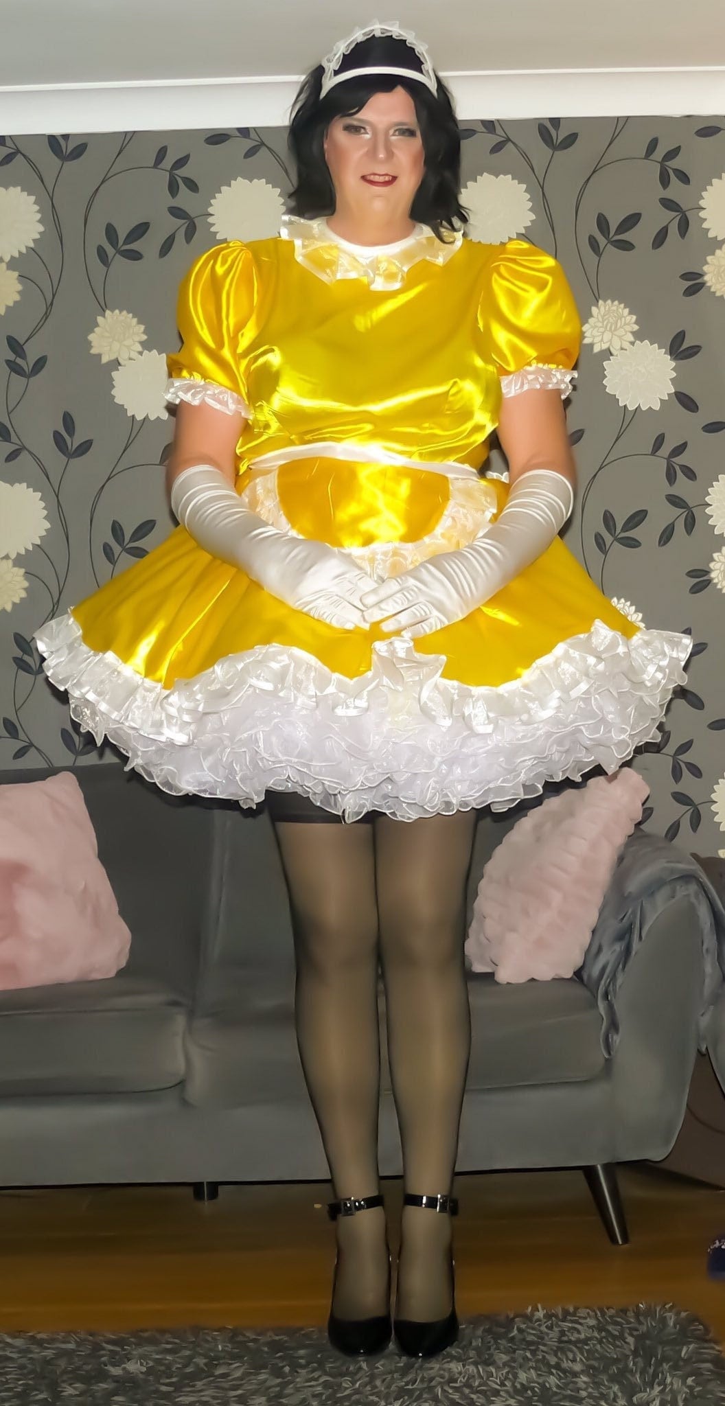 Sissy Party Dresses Yellow