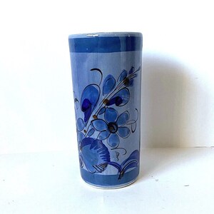 Vintage TONALA BIRD VASE Artisan Pottery Handcrafted in Mexico Collectible