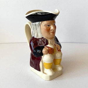 MUG TOBY vintage À COLLECTIONNER Potiers en bois de Burslem
