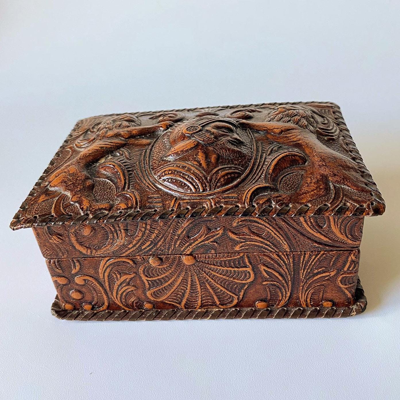 Italian leather box - Etsy 日本