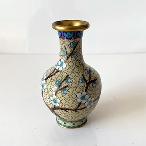 VINTAGE CLOISONNÈ VASE Cherry Blossom Small Vintage