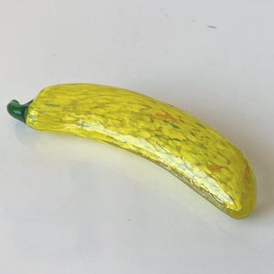Vintage MURANO STYLE BANANA Handblown Art Glass Collectible