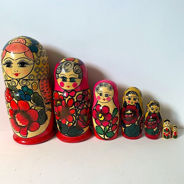 Nesting Doll Set Etsy