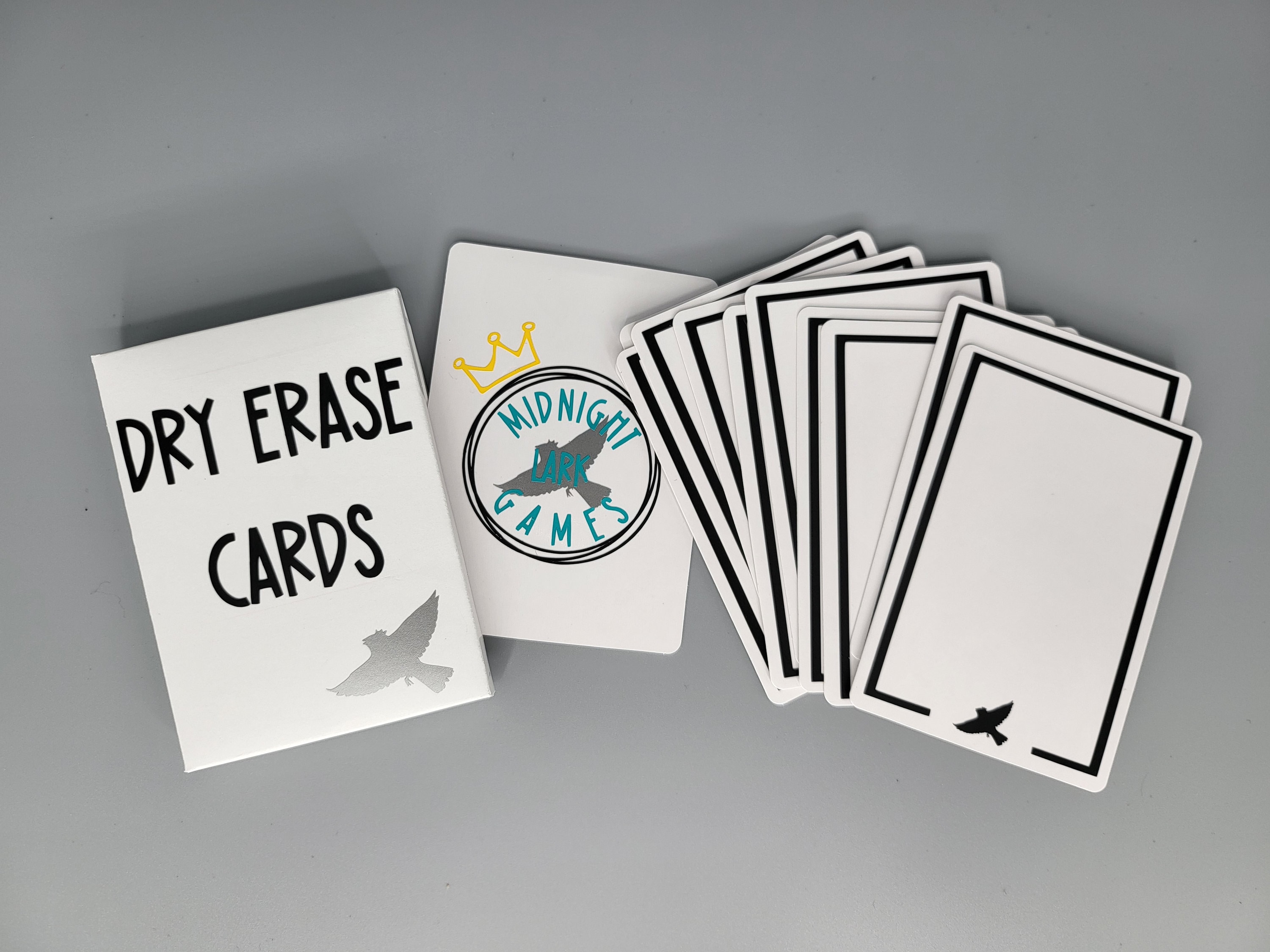 Dry Erase Cards Dry Erase Tokens Dry Erase Poker Cards Set of 12 Etsy