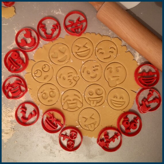 Smiley Emoji Cookie Cutter Etsy