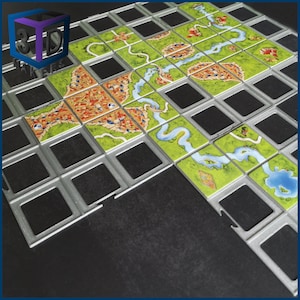 Carcassonne tile placement grid