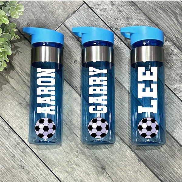 Personalised Water Bottle | 550ml Customised | Kids Water Bottle | School Bottle | Sports Bottle | Football Bottle | Birthday Gift