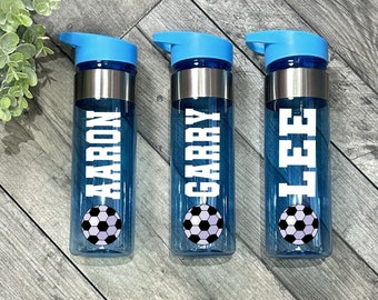 Personalised Water Bottle | 550ml Customised | Kids Water Bottle | School Bottle | Sports Bottle | Football Bottle | Birthday Gift