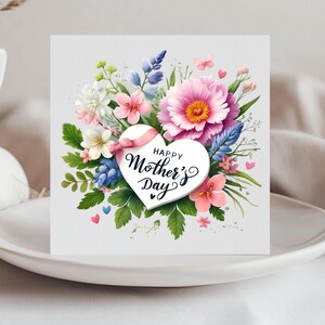Tarjeta del Día de la Madre - Tarjeta para Mamá - Tarjeta del Día de la Madre - Tarjeta Personalizada - Tarjeta de Felicitación