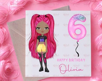 Birthday Card - Kpop - Granddaughter Card - Personalised Card - Daughter Birthday Card - Niece Birthday Card