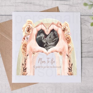 Carte personnalisée future maman, baby shower, carte de voeux de félicitations, cadeau nouveau-né, nouveau bébé fille bébé garçon, souvenir