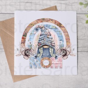 Mother’s Day Card - Card For Mom - Gonk Mom - Birthday Card - Mothers Day - Personalised Card - Greeting Card
