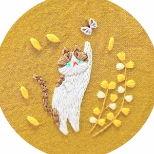 Modern Kit - Cute kitty/Butterfly - Full craft kit