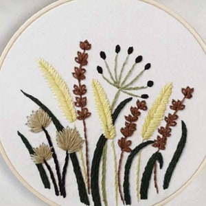 Wildflowers Embroidery Kit - Full kit!