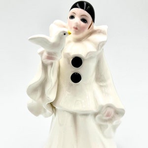 Vintage Clown Pierrot Harlequin with dove Schmidt Music Box. By Michel Oks. @BendisCollectibles