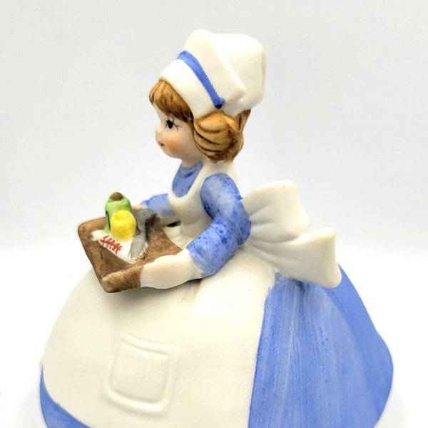 Vintage Nurse Doll Music Box play "You light up my life". Rotating music box gift. @BendisCollectibles