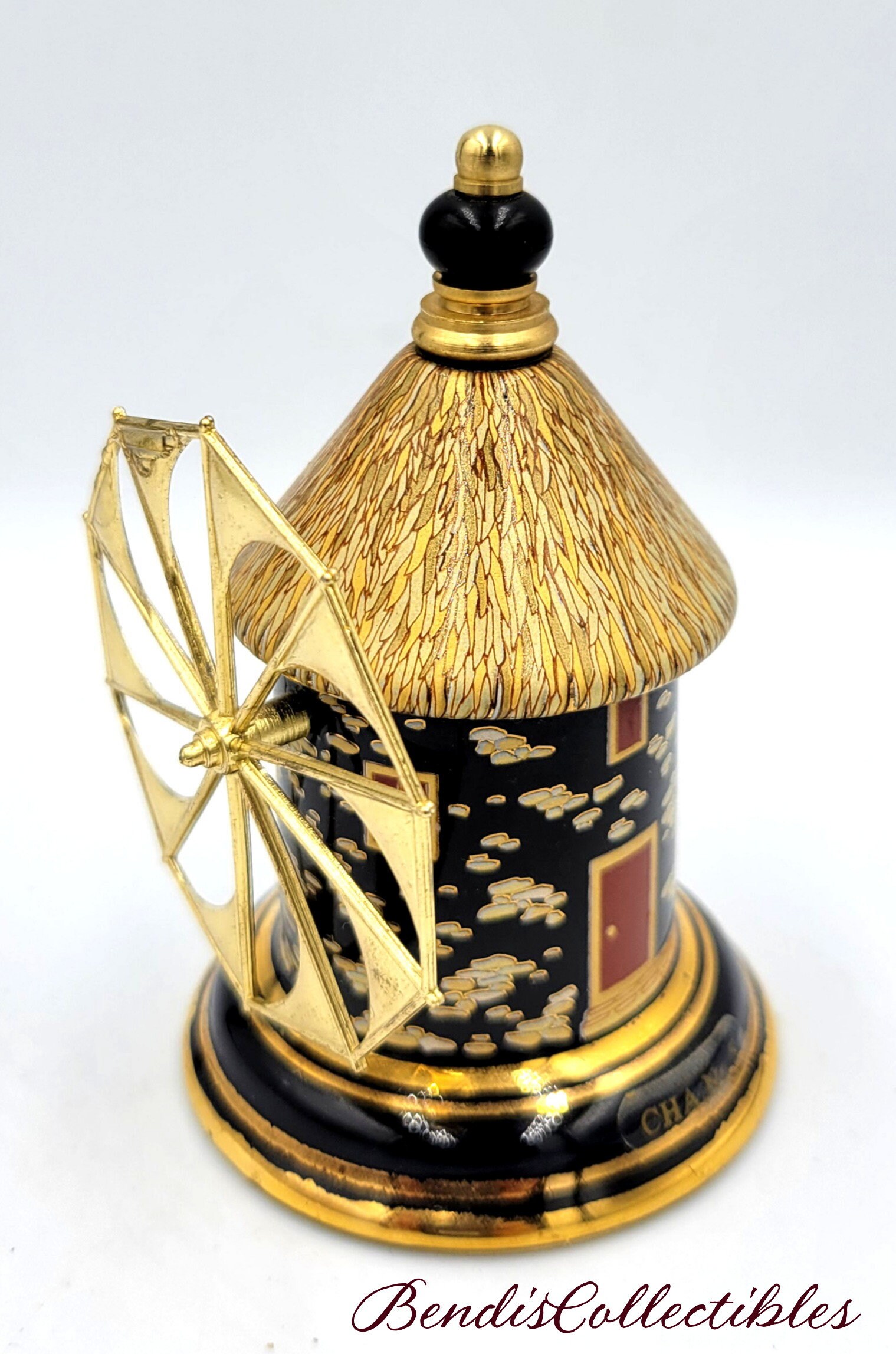 Vintage Pallini Attiki Venus Perfume Bottle, Hand Painted Greek