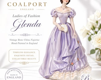 Vintage Coalport Ladies of Fashion “glenda” Figurine – England