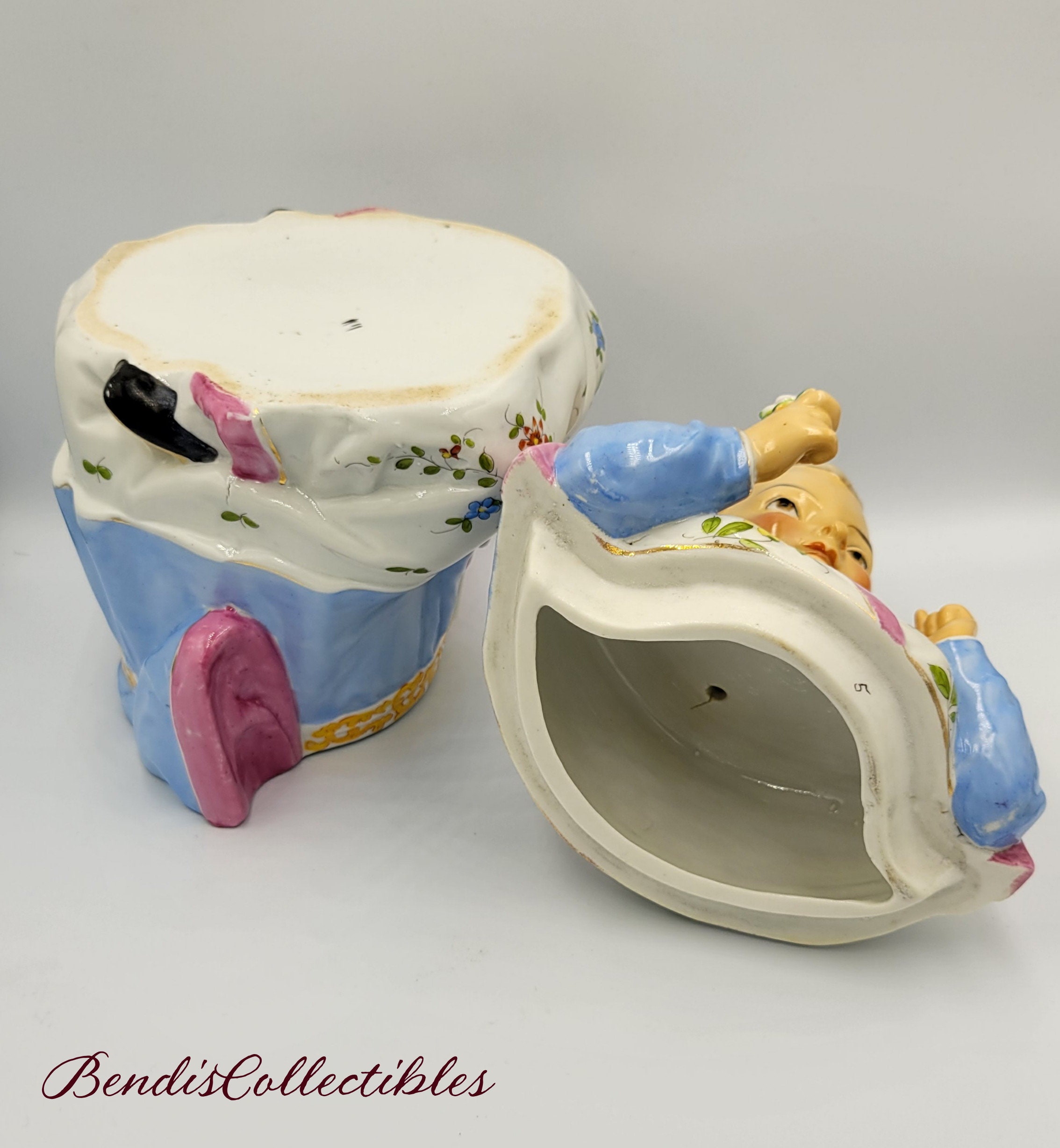 japangranny Vintage Old Japan Granny in Blue Kimono Cookie Jar. Japan.asian Oriental  Geishas Japanese Jar.@bendiscollectibles - Etsy