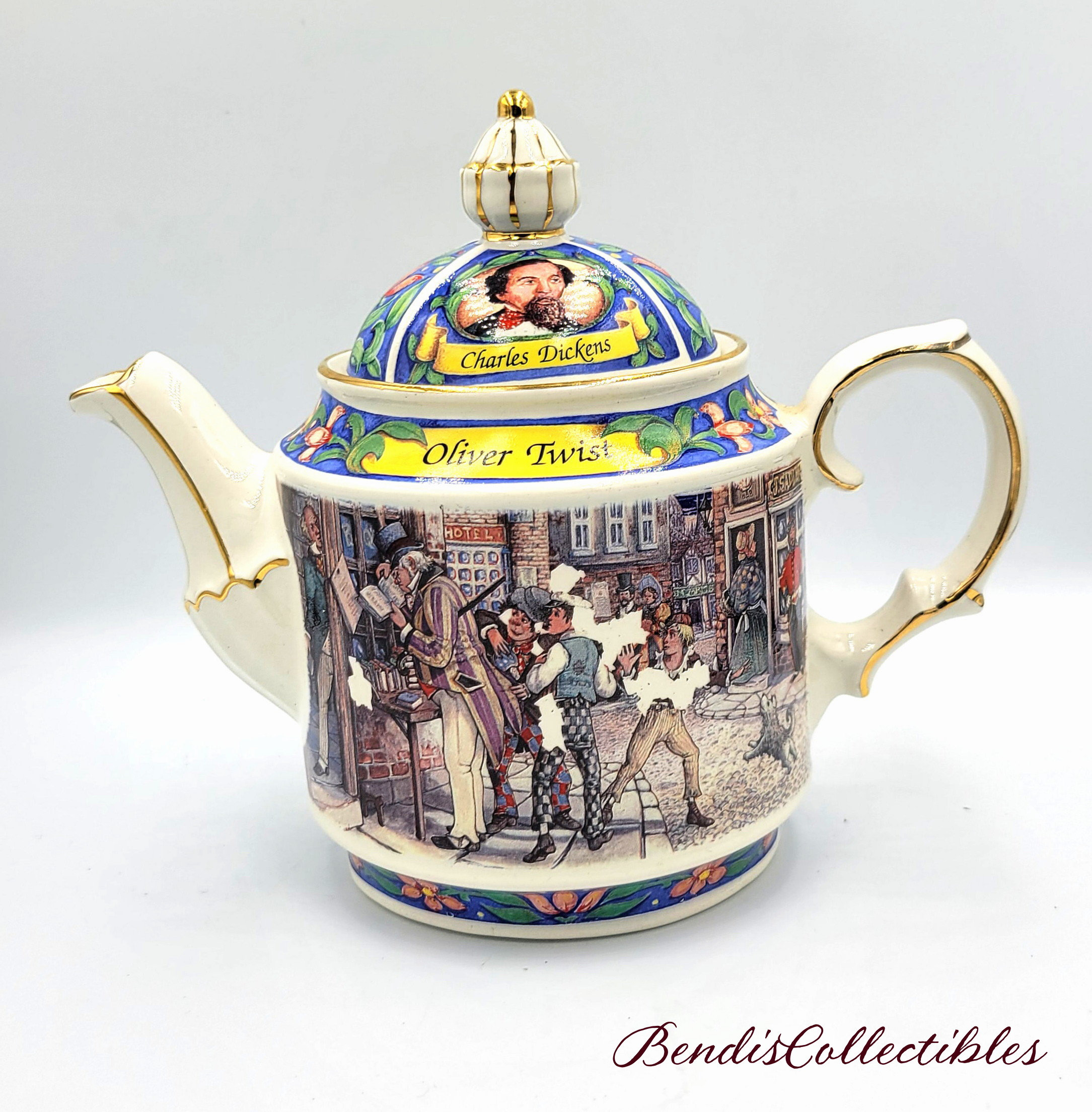 Dickens Teapot - Etsy Canada