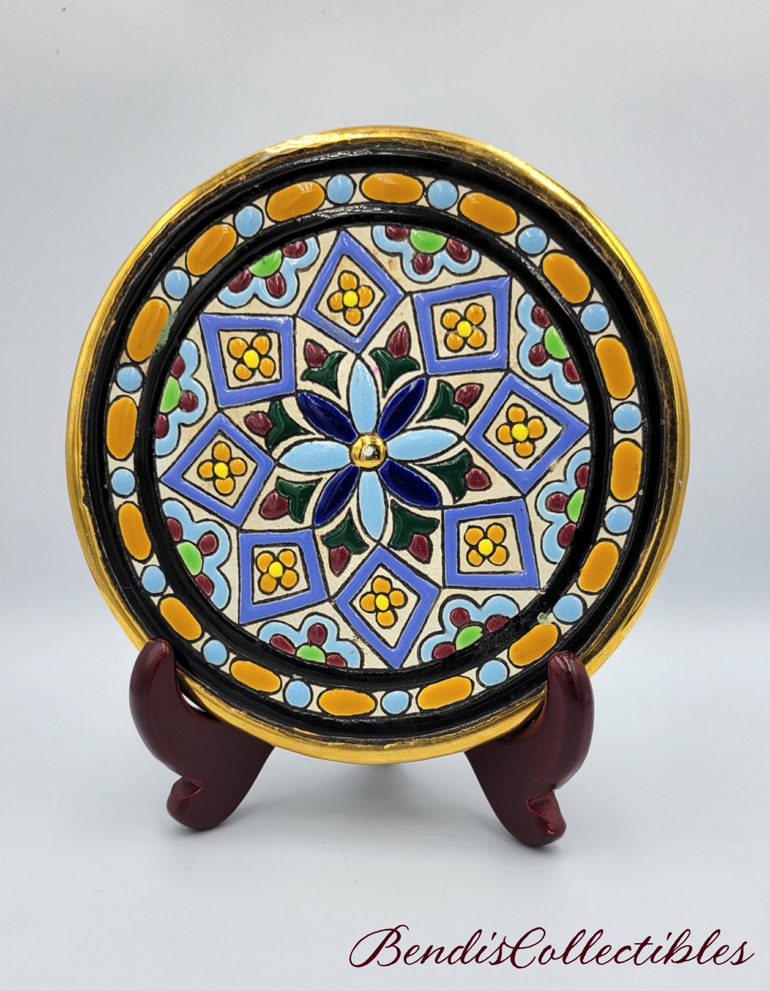 Vintage SEVILLARTE Wall Plate.spain Ceramic . Etsy