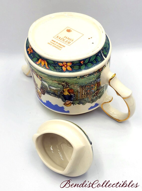 Vintage James Sadler Charles Dickens David Copperfield Teapot