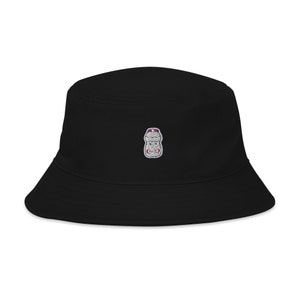 Yakult Bucket Hat | yakult probiotic yogurt embroidered bucket hat asian korean cute unisex gift