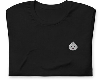 Camiseta bordada con dumplings: Camiseta unisex para amantes de la comida