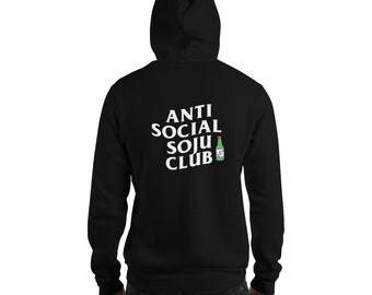 Sudadera con capucha Anti Social Soju Club / Ropa urbana Hypebeast