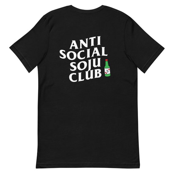 即納!手元在庫*ANTI SOCIAL SOCIAL CLUB*Drop A Pin Black Tee Anti Social Soju Club Tee | Hypebeast Streetwear Soju Tee