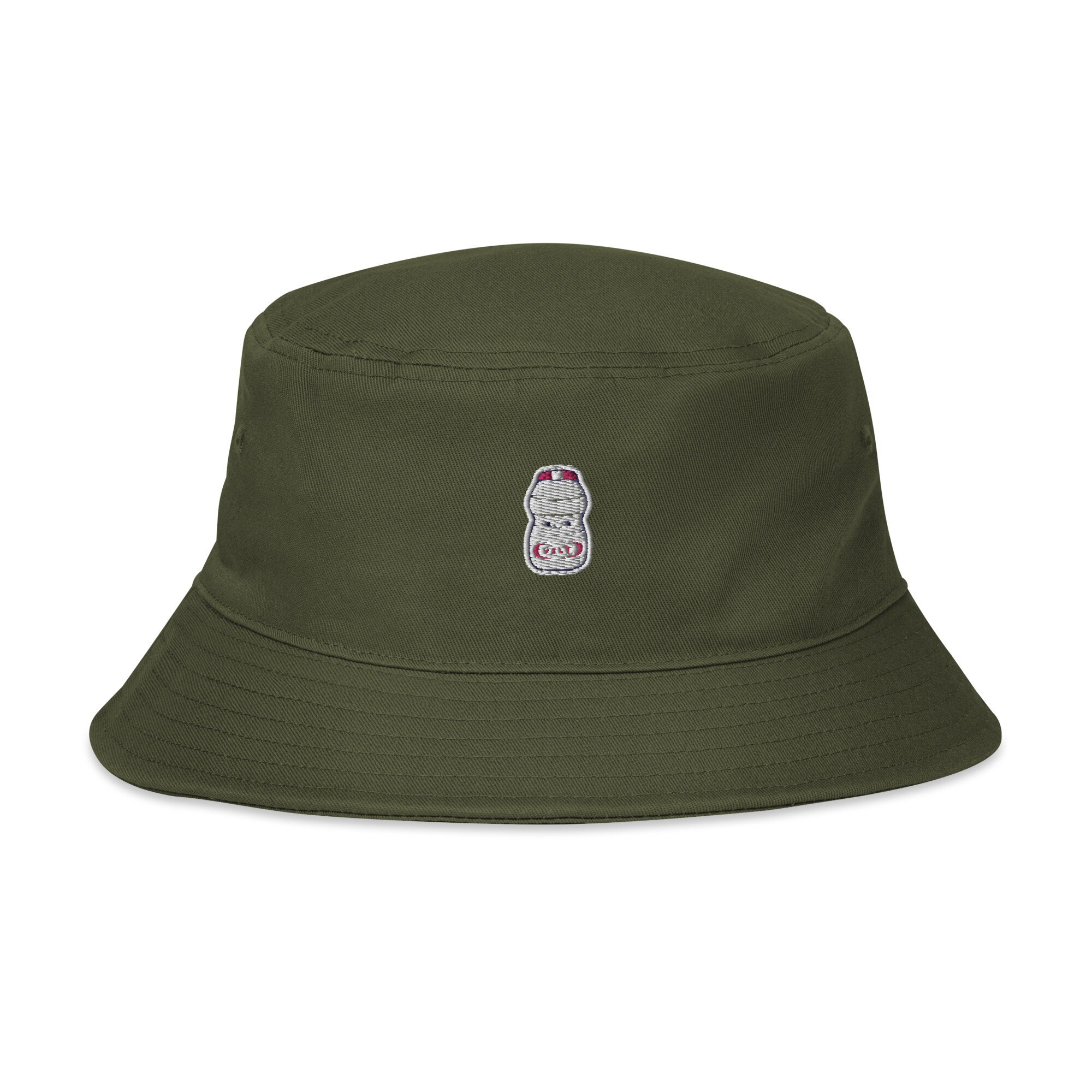 Yakult Embroidered Bucket Hat | 100% Cotton, Asian Korean Style - Etsy